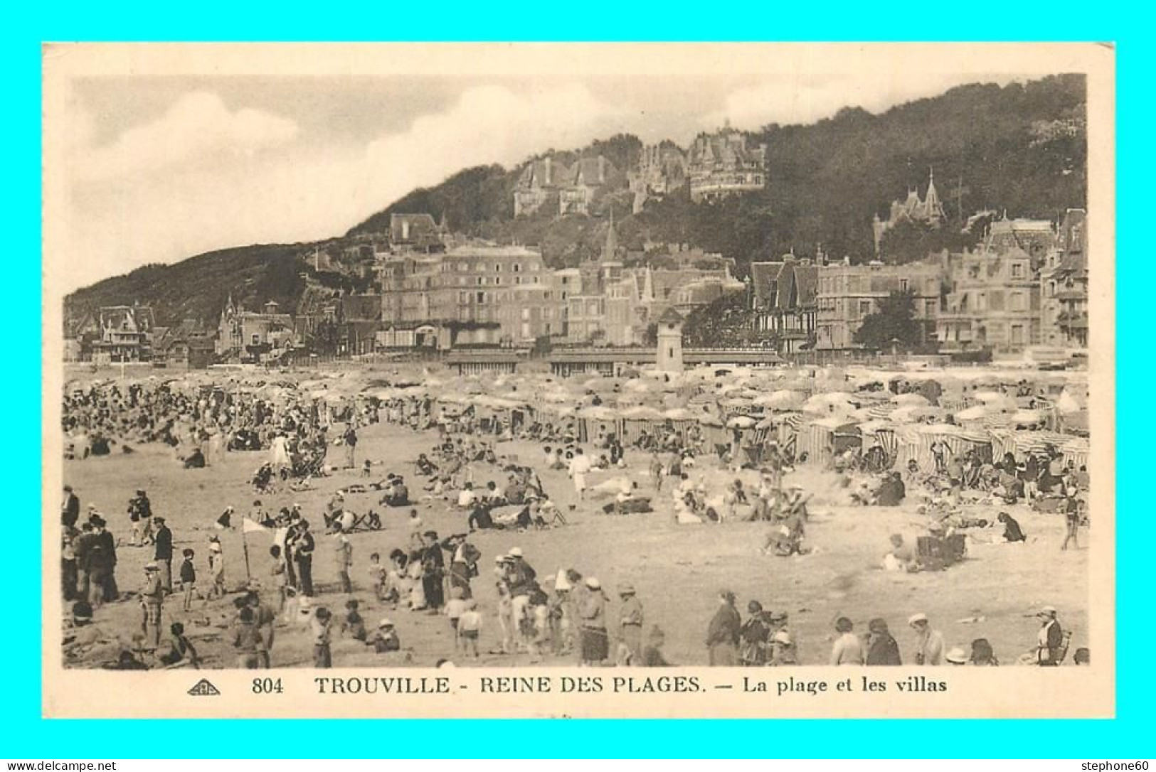 A819 / 217 14 - TROUVILLE Plage Et Les Villas - Trouville