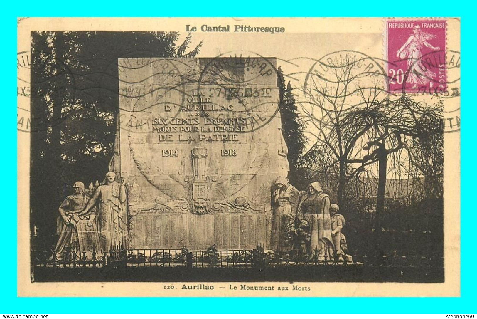 A819 / 137 15 - AURILLAC Monument Aux Morts - Aurillac