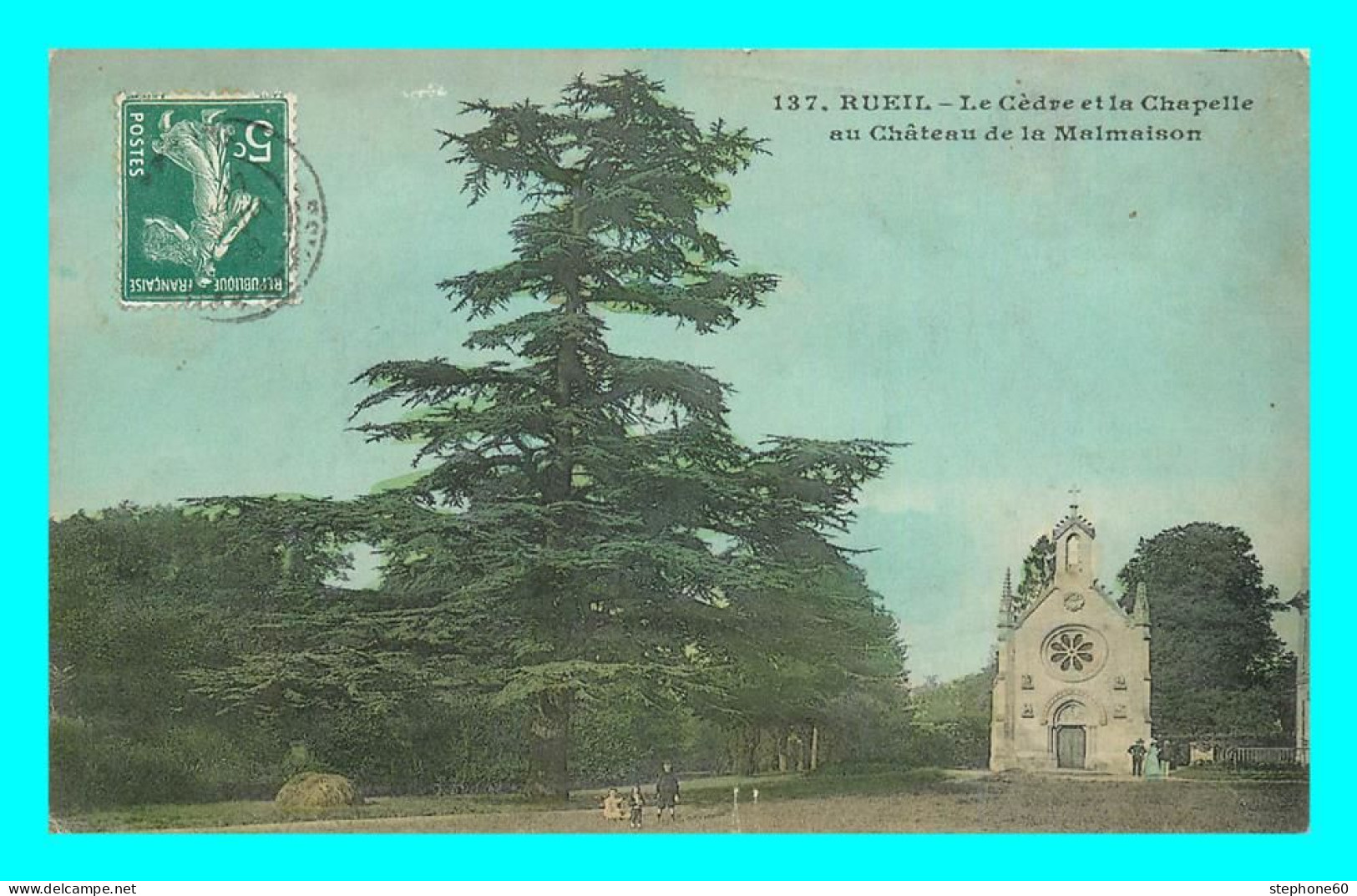 A819 / 157 92 - RUEIL Cedre Et Chapelle Au Chateau De La Malmaison - Rueil Malmaison