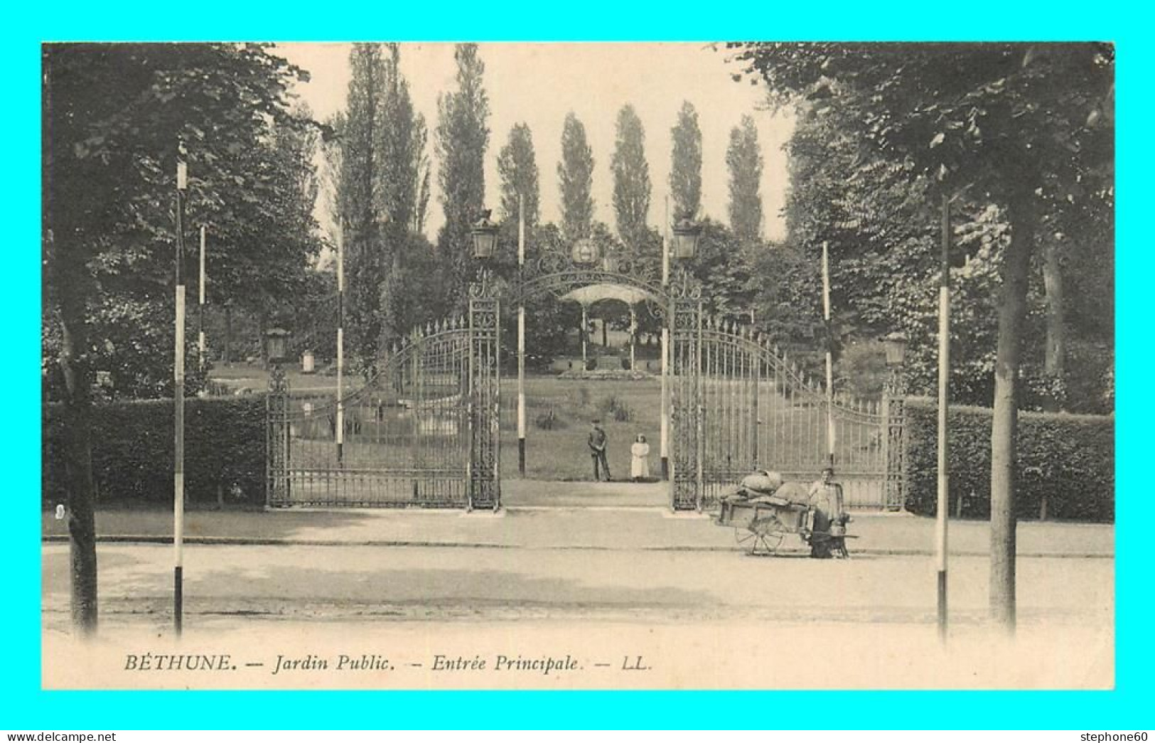 A822 / 193 62 - BETHUNE Jardin Public Entrée Principale - Bethune