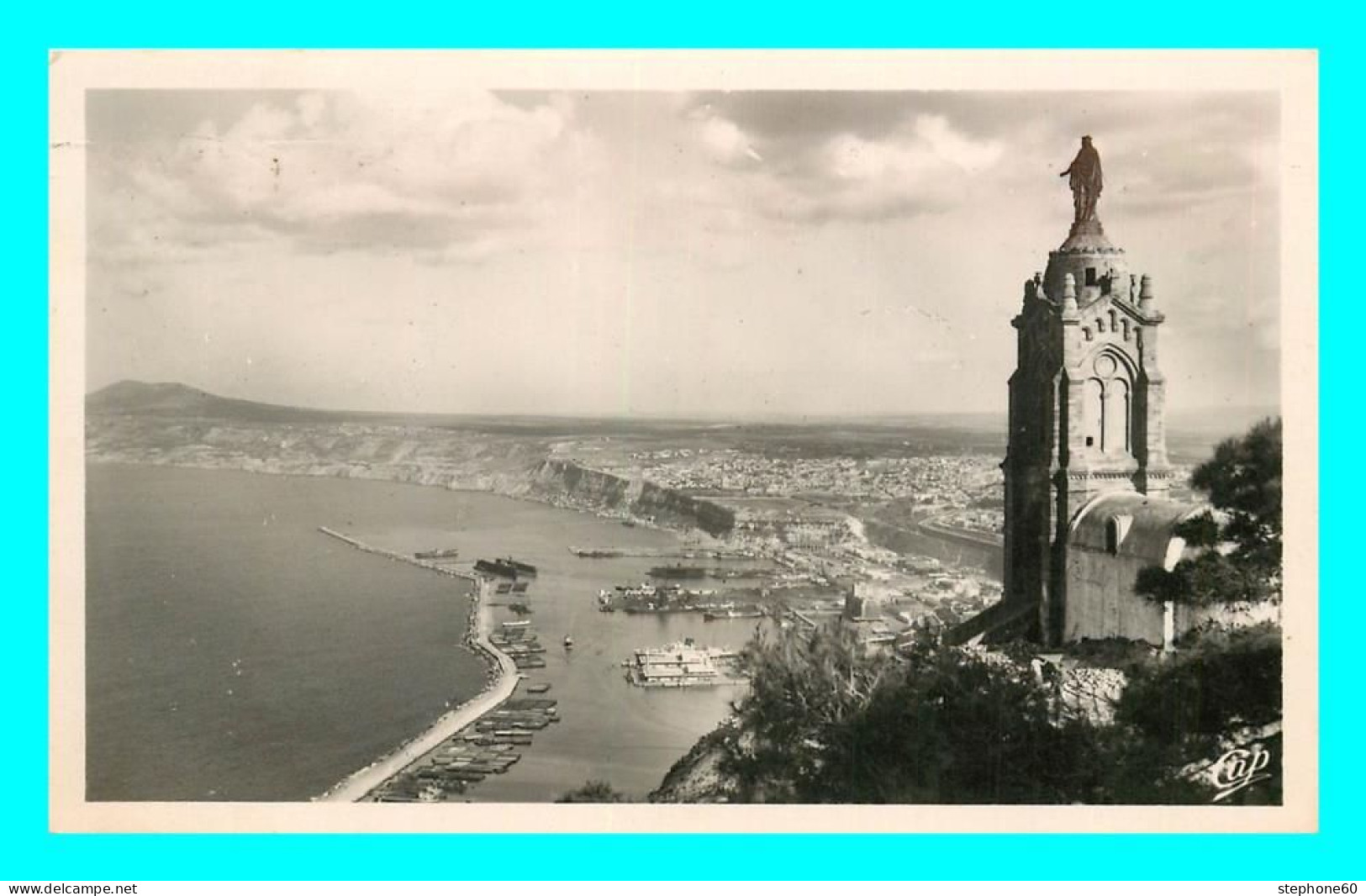 A822 / 255 Algérie ORAN Chapelle De Santa Cruz Port Et La Ville - Oran