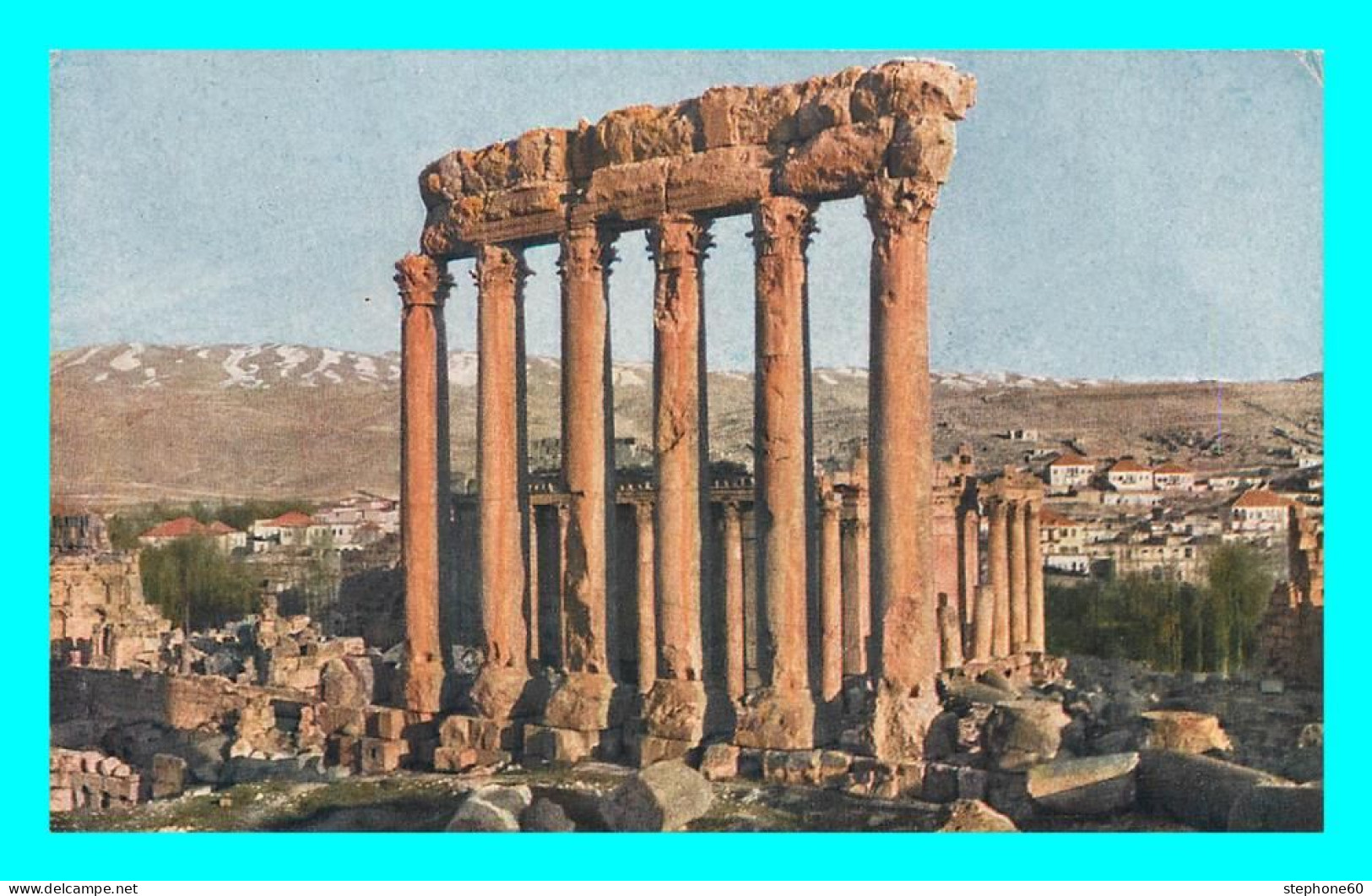 A822 / 443 LIBAN Baalbeck Six Colonnes Du Grand Temple - Temple De Bacchus - Liban