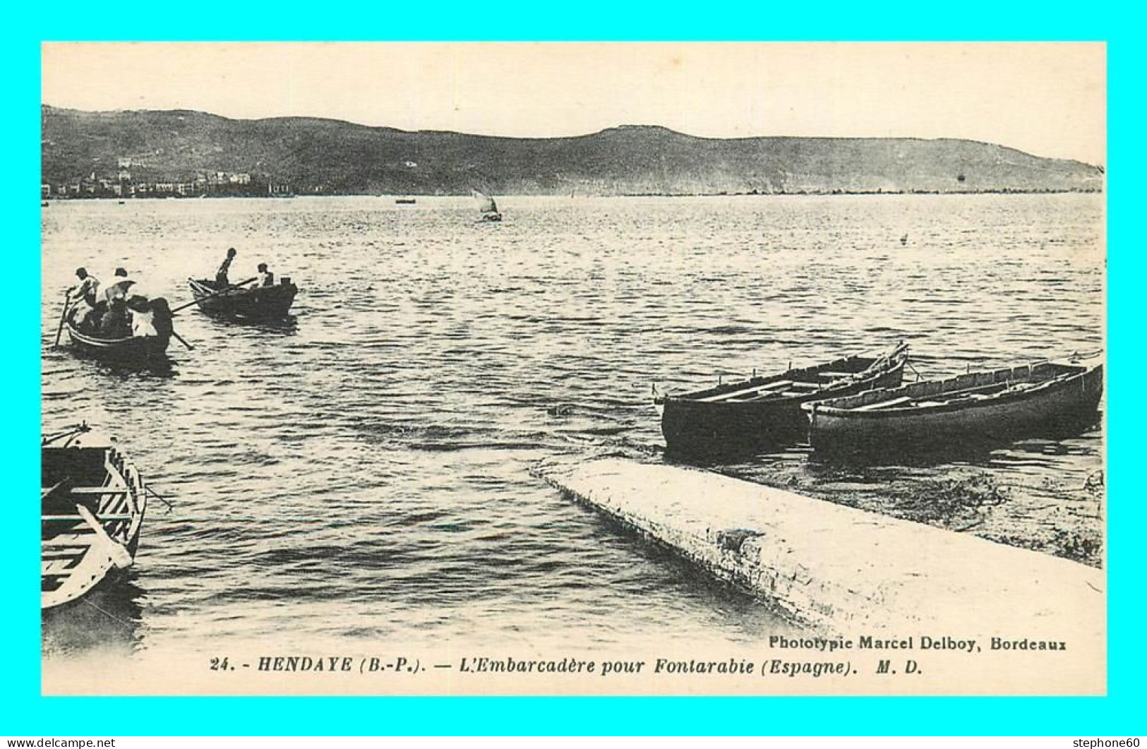 A820 / 219 64 - HENDAYE Embarcadere Pour Fontarabie - Hendaye