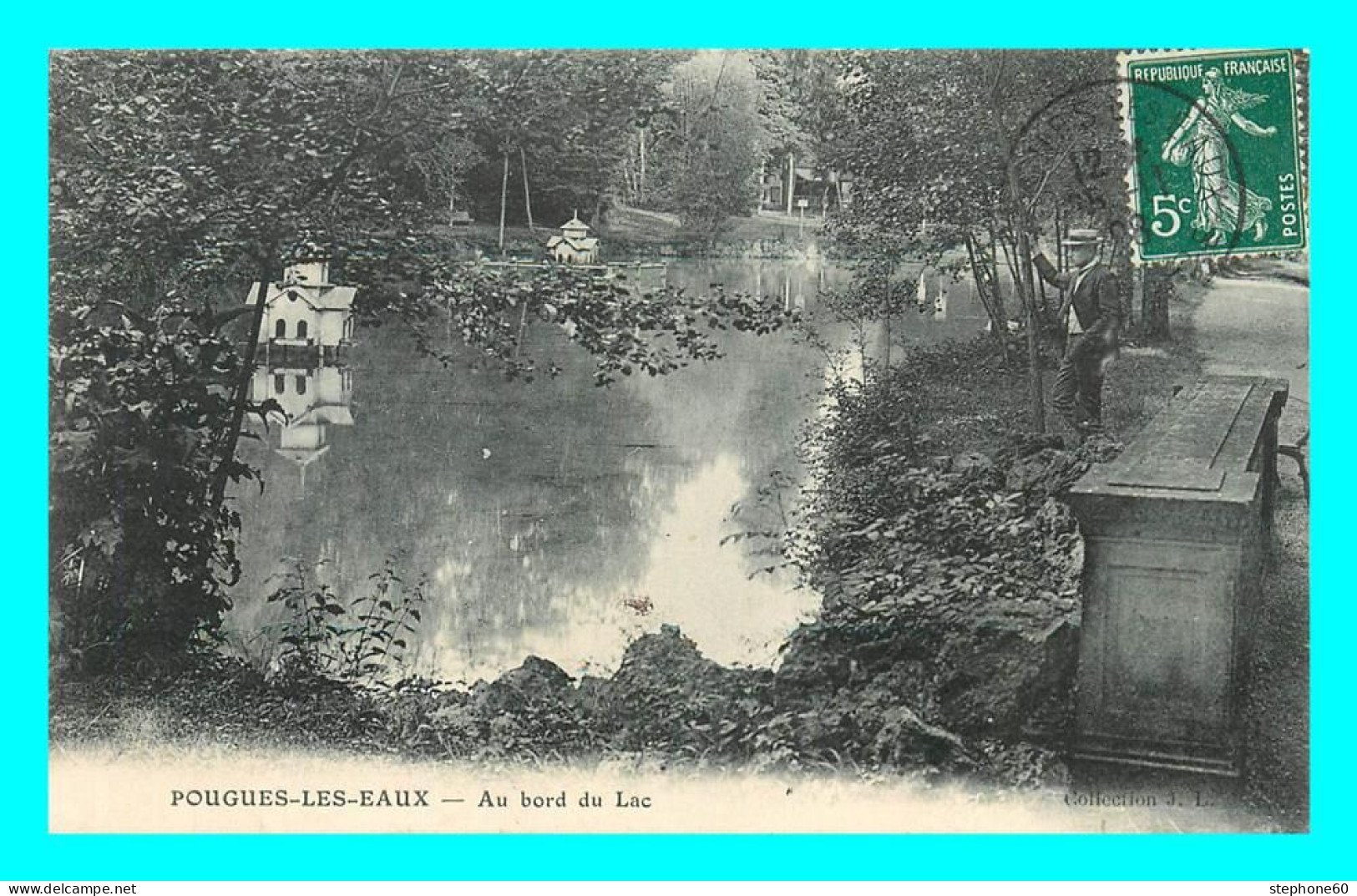 A824 / 067 58 - POUGUES LES EAUX Au Bord Du Lac - Pougues Les Eaux