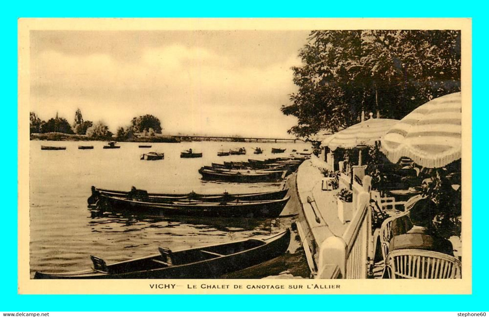 A821 / 183 03 - VICHY Chalet De Canotage Sur L'allier - Vichy