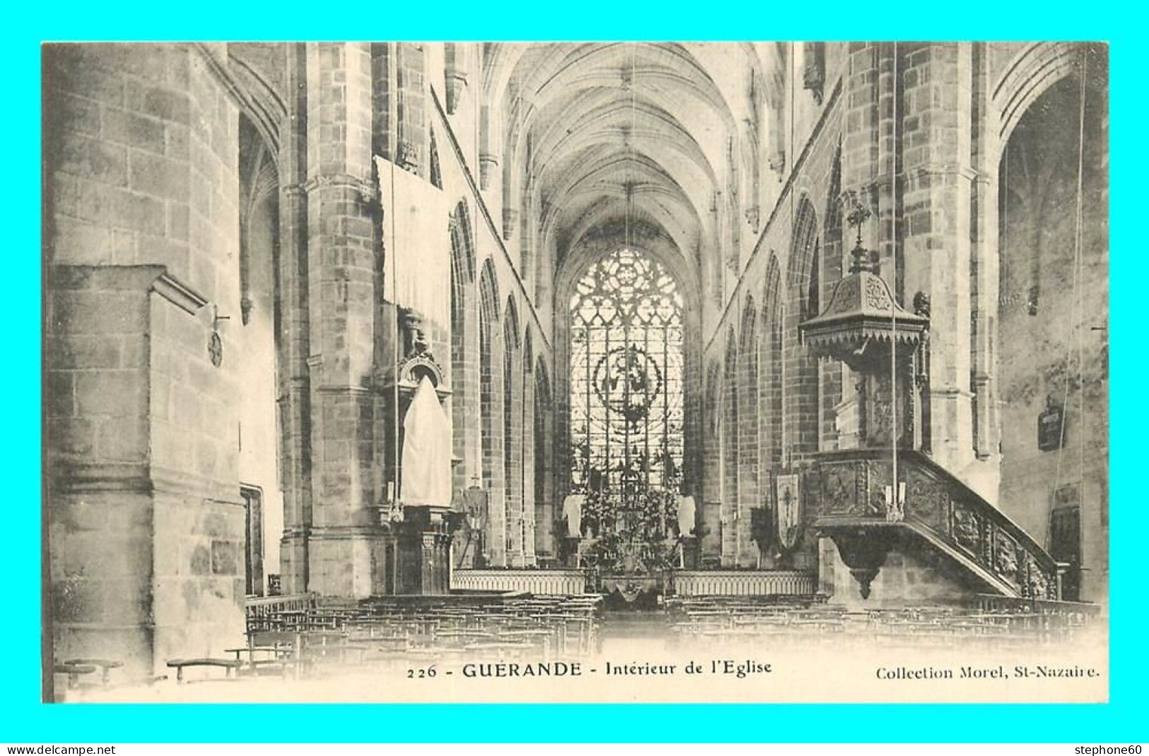 A821 / 237 44 - GUERANDE Intérieur De L'Eglise - Guérande