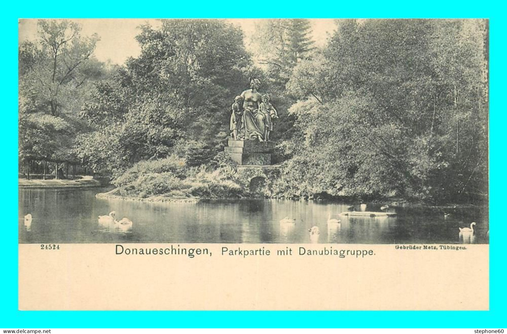 A824 / 413 DONAUESCHINGEN Parkpartie Mit Danubiagruppe - Donaueschingen