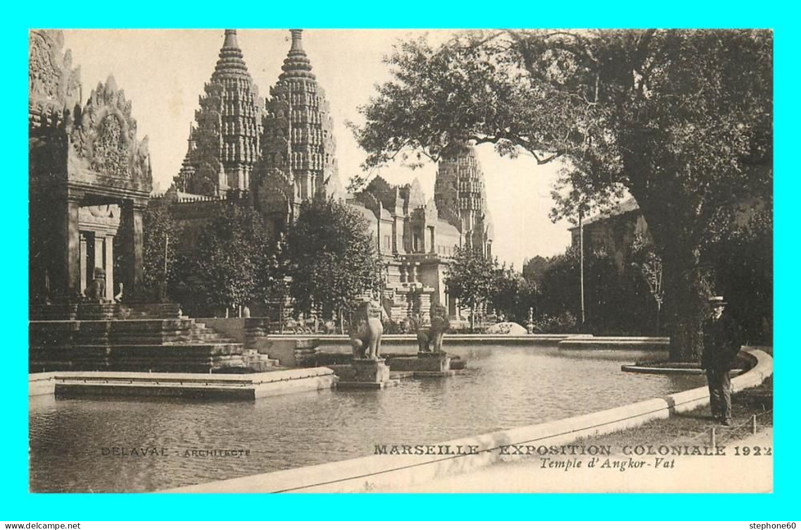 A824 / 335 13 - MARSEILLE Exposition Coloniale 1922 Temple Angkor Vat - Colonial Exhibitions 1906 - 1922