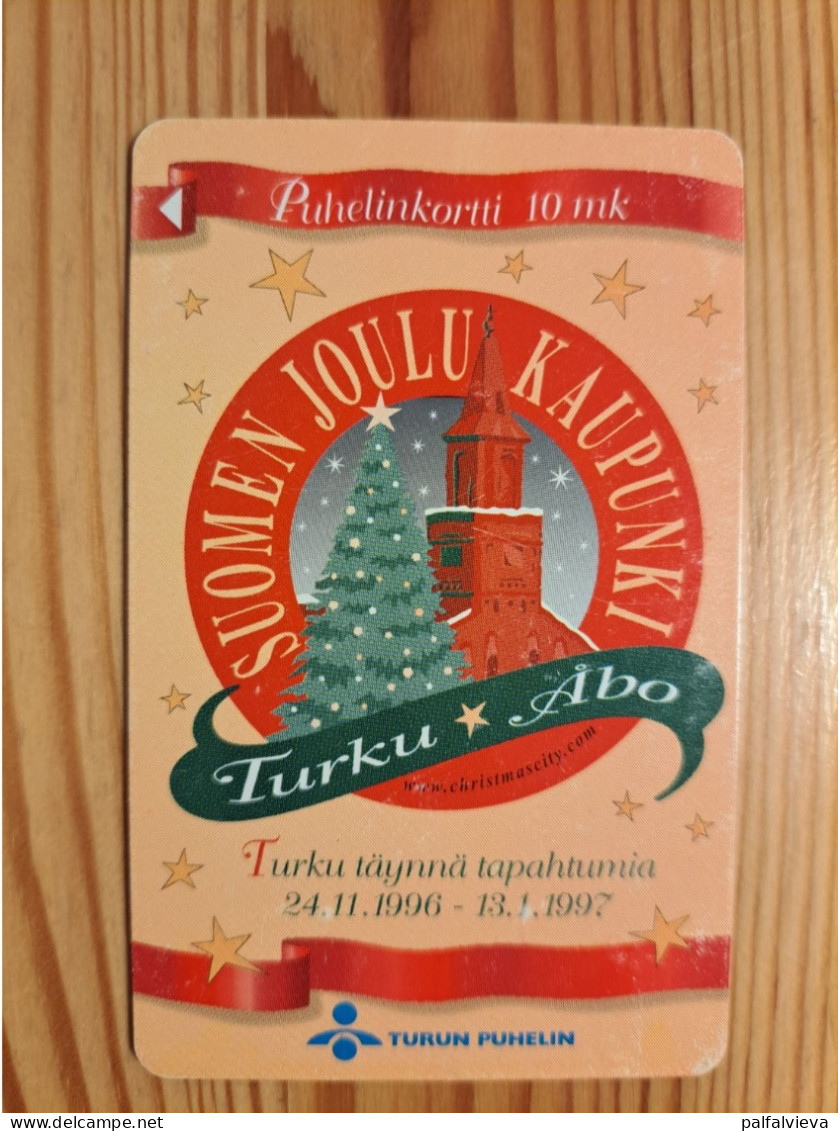 Phonecard Finland, Turku Telephone - Christmas 11.250 Ex. - Finlande