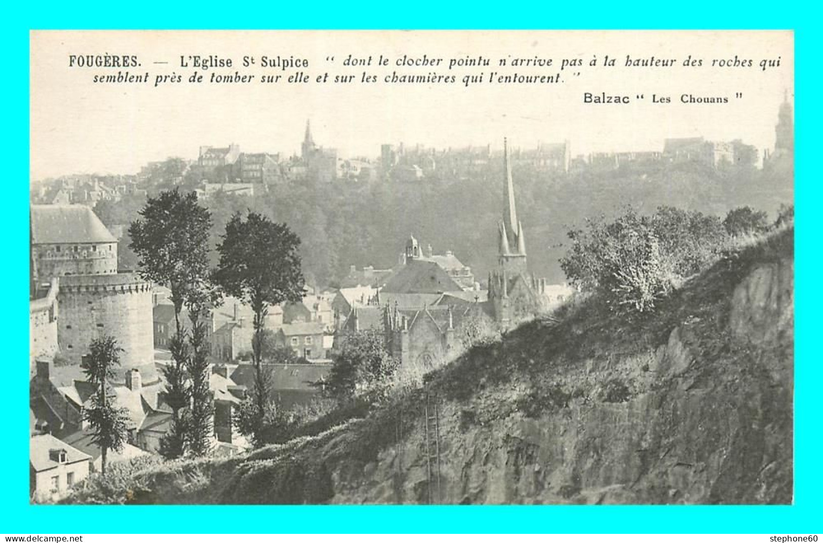 A825 / 127 35 - FOUGERES Eglise St Sulpice - Fougeres