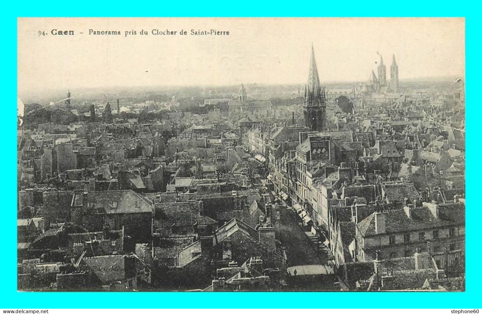 A825 / 143 14 - CAEN Panorama Pris Du Clocher De Saint Pierre - Caen