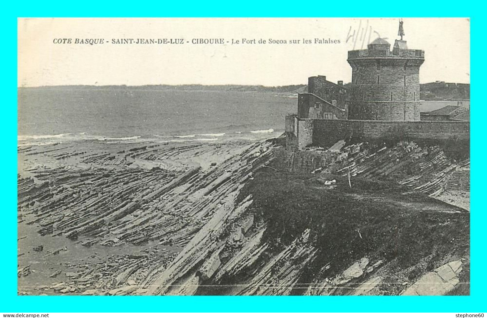 A825 / 051 64 - SAINT JEAN DE LUZ CIBOURE Fort De Socoa Sur Les Falaises - Saint Jean De Luz