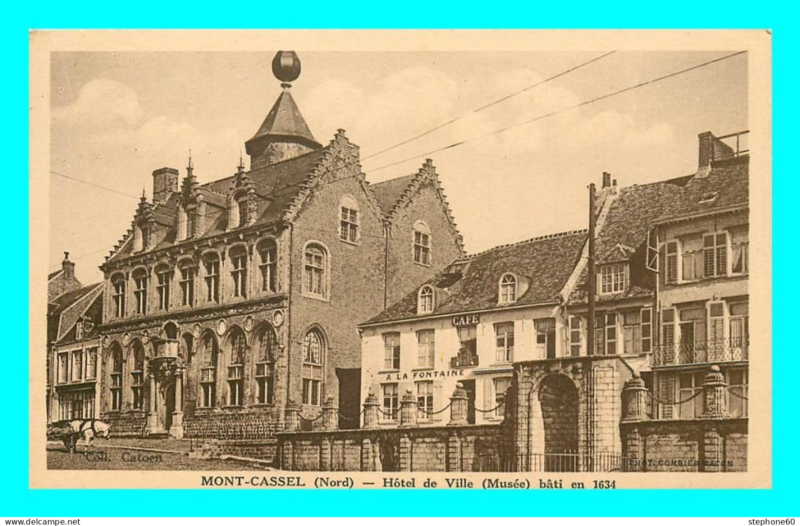 A825 / 019 59 - MONT CASSEL Hotel De Ville - Autres & Non Classés