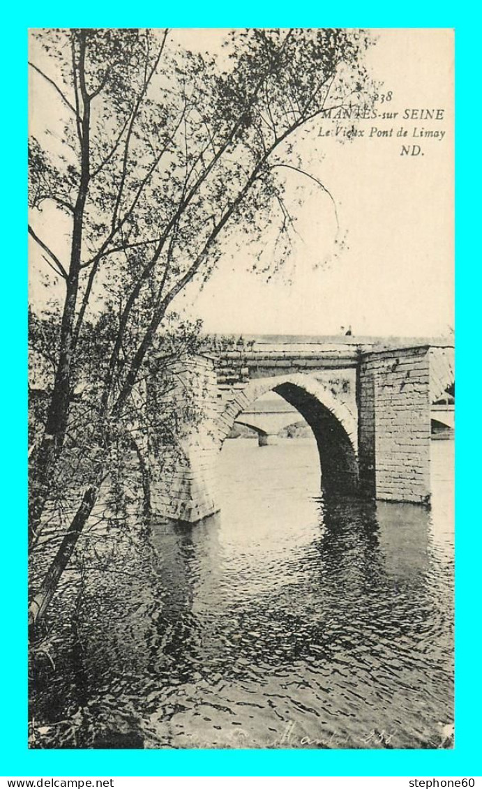 A825 / 405 78 - MANTES Sur SEINE Le Vieux Pont De Limay - Mantes La Jolie