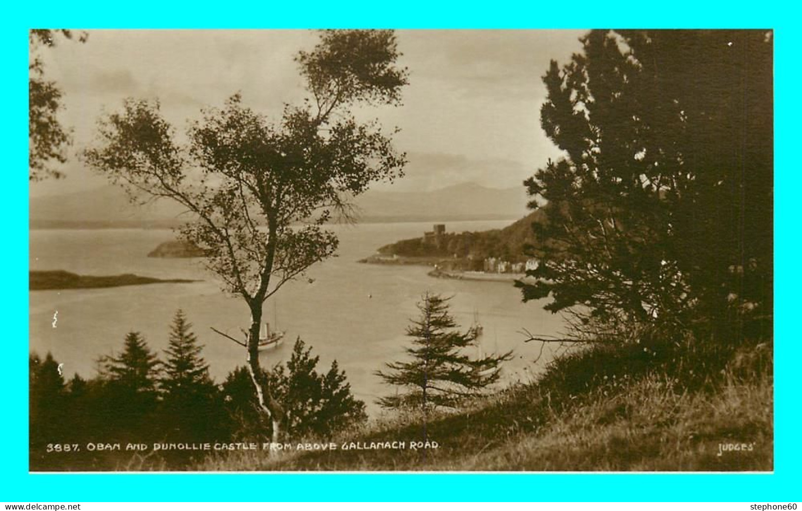 A825 / 361 ECOSSE OBAN And Dunollie Castle From Above Gallanach Road - Autres & Non Classés