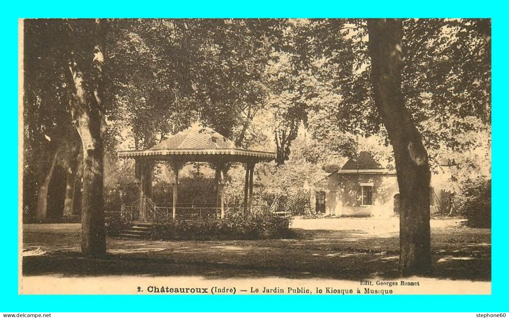 A822 / 059 36 - CHATEAUROUX Jardin Public Kiosque à Musique - Chateauroux