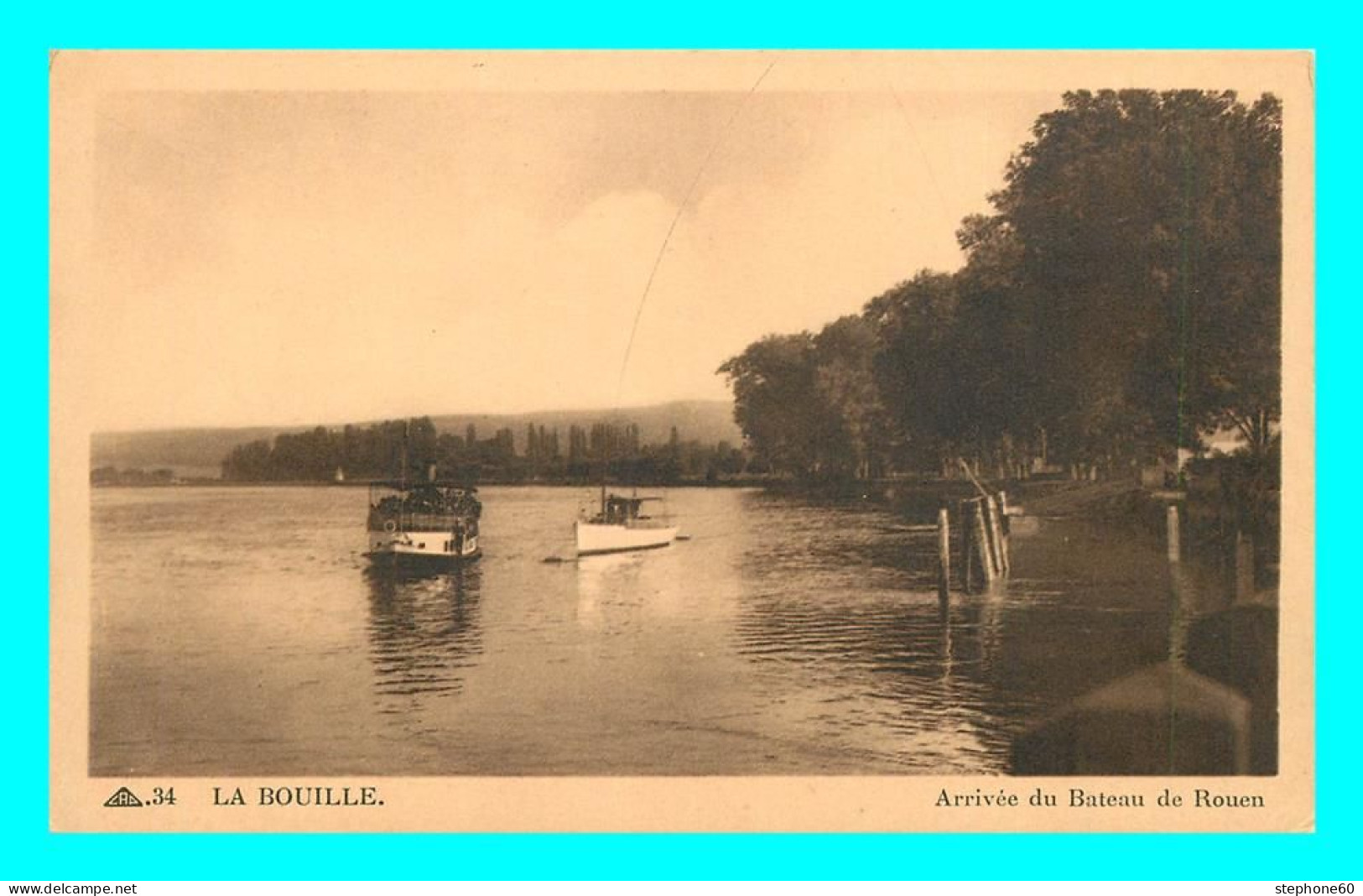 A826 / 147 76 - LA BOUILLE Arrivée Du Bateau De Rouen - La Bouille