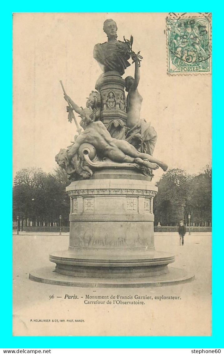 A826 / 499 75 - PARIS Monument De Francis Garnier Carrefour De L'Observatoire - Andere & Zonder Classificatie