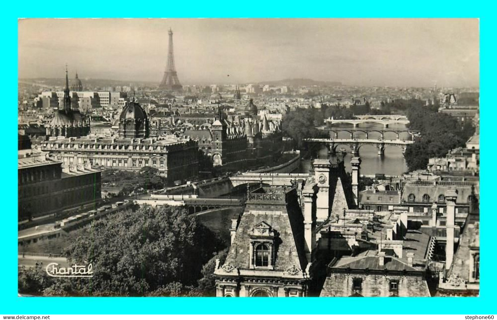 A823 / 379 75 - PARIS Panorama Sur Les Sept Ponts - Andere & Zonder Classificatie