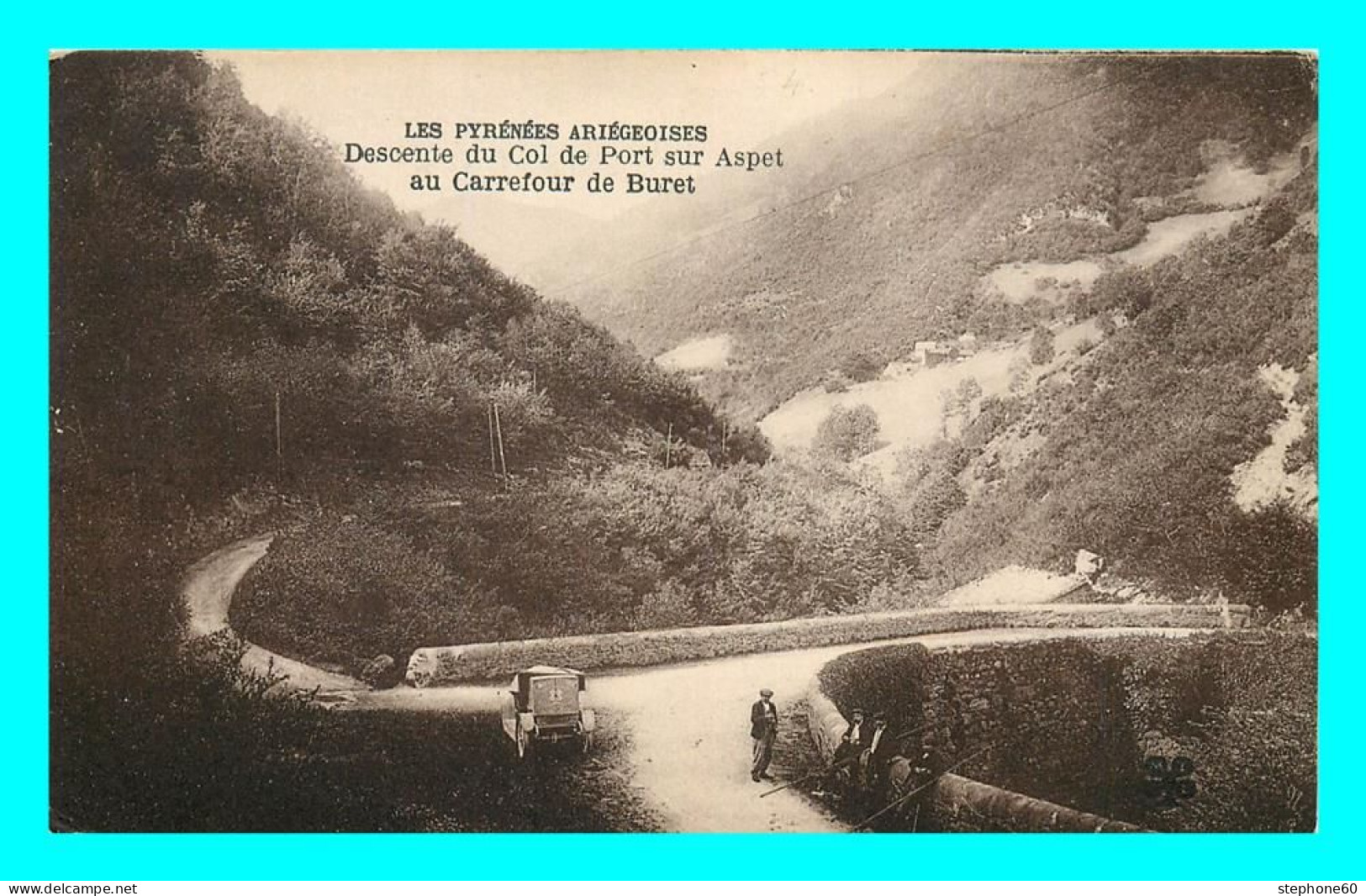 A823 / 451 09 - Descente Du Col De Port Sur Aspet Au Carrefour De Buret - Autres & Non Classés