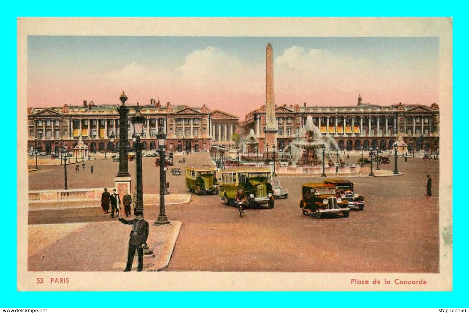 A827 / 171 75 - PARIS Place De La Concorde ( Voiture ) - Andere & Zonder Classificatie