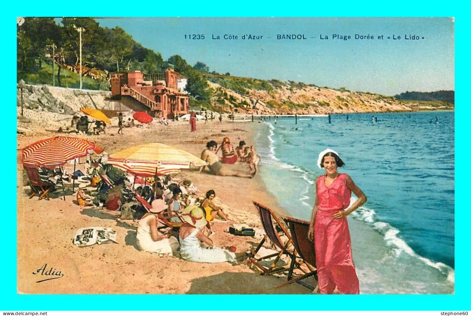 A827 / 273 83 - BANDOL Plage Dorée Et Le Lido - Bandol