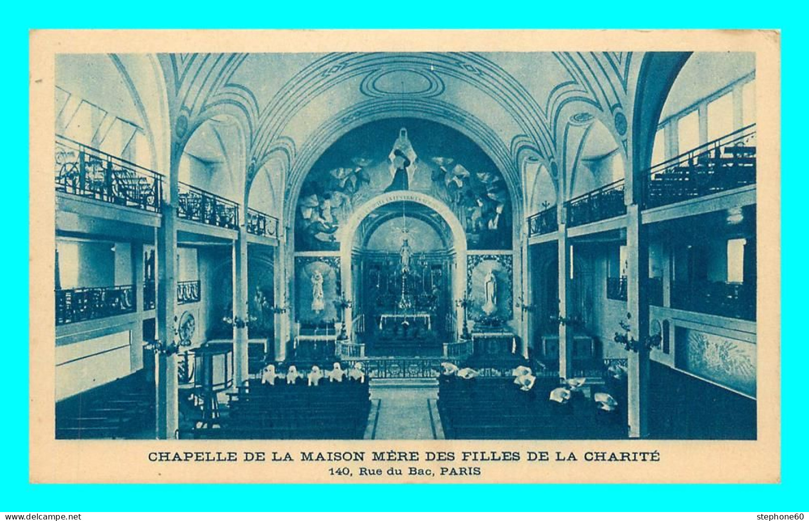 A827 / 411 75 - PARIS Chapelle De La Maison Mere Des Filles De La Charité - Andere & Zonder Classificatie