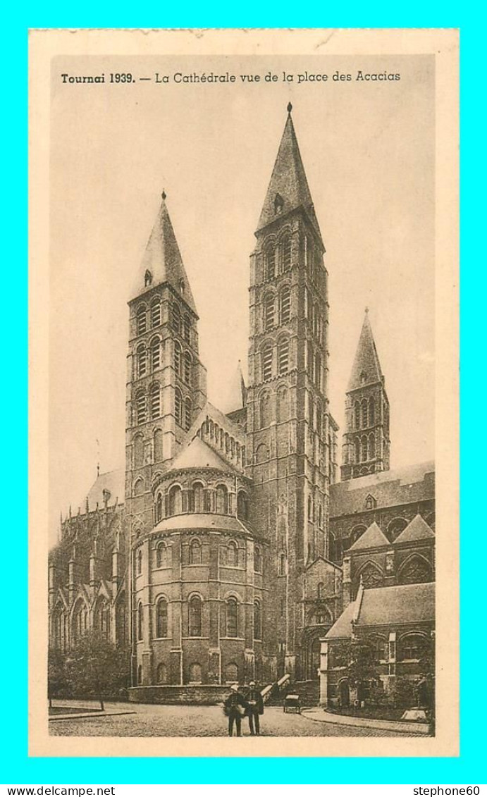 A827 / 571 TOURNAI 1939 Cathédrale Vue De La Place Des Acacias - Tournai