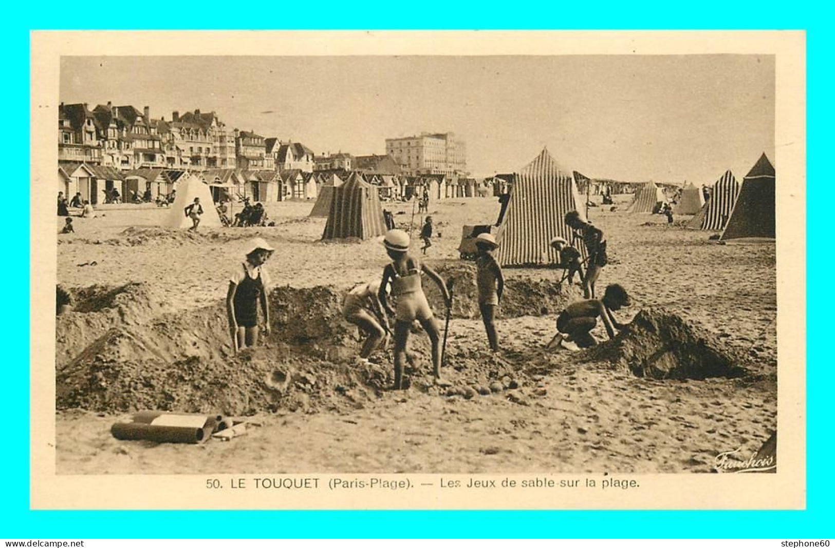 A828 / 503 62 - LE TOUQUET Les Jeux De Sable Sur La Plage - Le Touquet