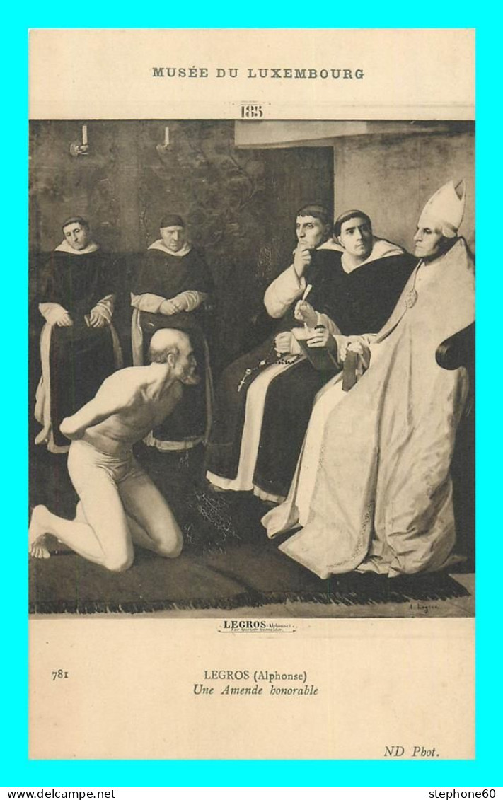 A829 / 561 Tableau Musée Du Luxembourg LEGROS Une Amende Honorable - Malerei & Gemälde