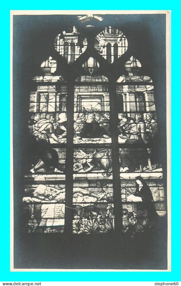 A829 / 539  Carte PHOTO Vitrail - Eglises Et Couvents