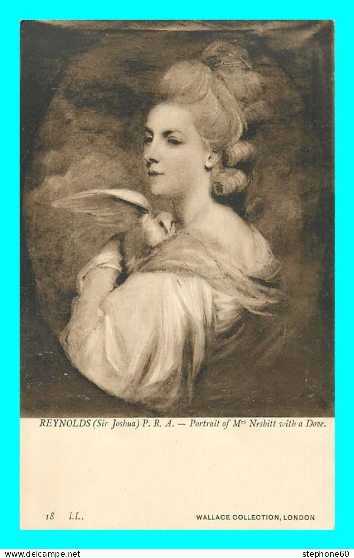 A829 / 557 Tableau REYNOLDS Portrait Of Mme Nesbitt With A Dove - Malerei & Gemälde