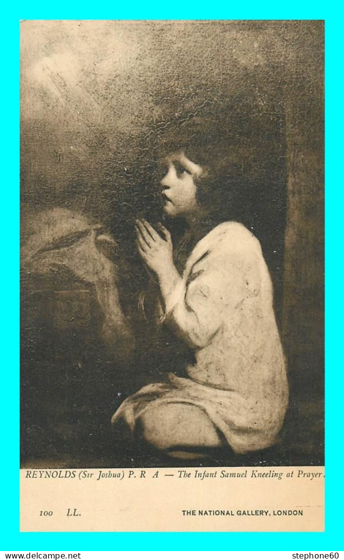 A829 / 549 Tableau REYNOLDS The Infant Samuel Kneeling At Prayer - Malerei & Gemälde