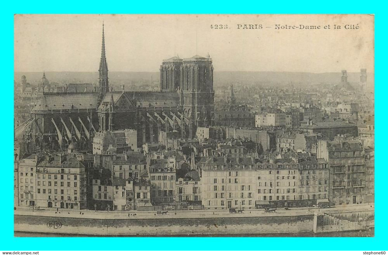 A826 / 045 75 - PARIS Notre Dame Et La Cité - Andere & Zonder Classificatie