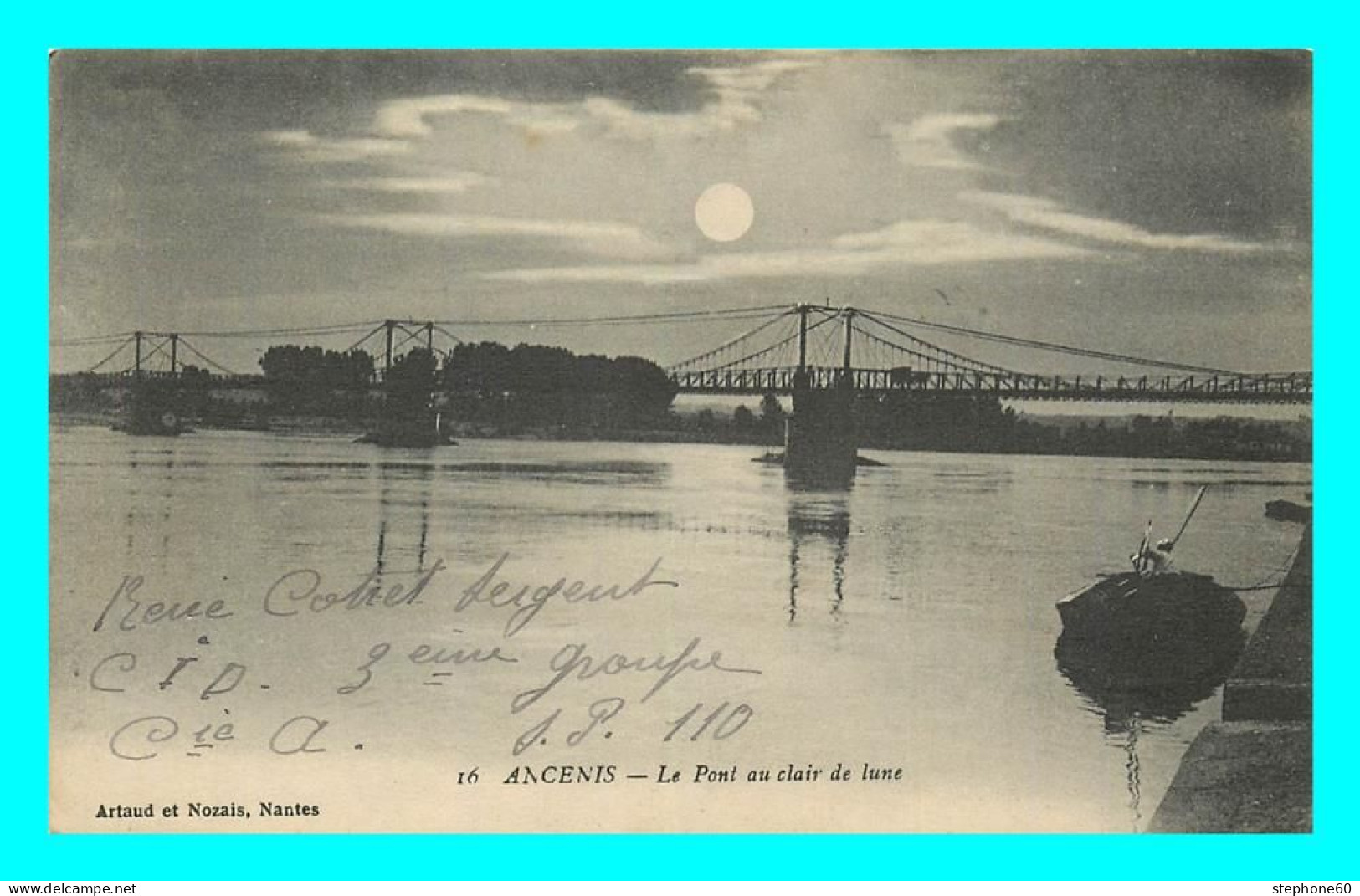 A829 / 323 44 - ANCENIS Pont Au Clair De Lune - Ancenis