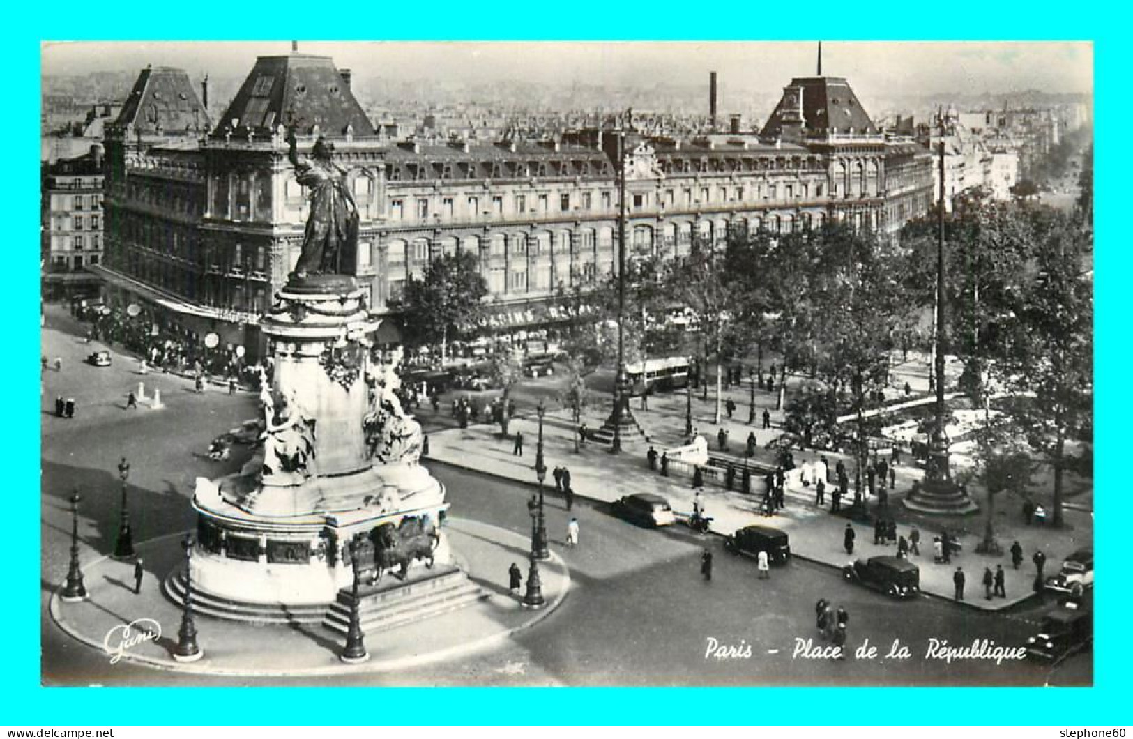 A829 / 205 75 - PARIS Place De La République - Andere & Zonder Classificatie