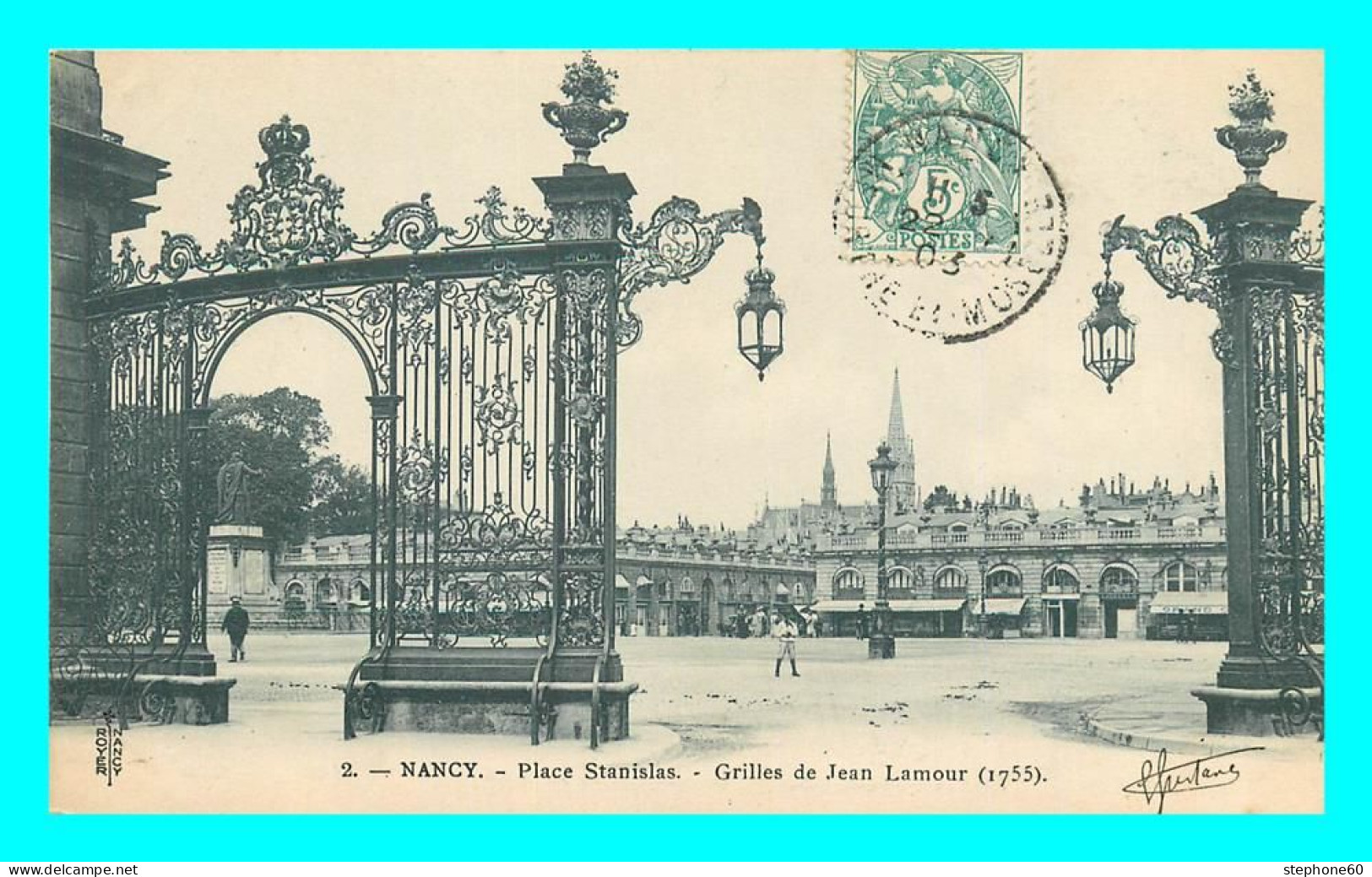 A830 / 169 54 - NANCY Place Stanislas Grilles De Jean Lamour - Nancy