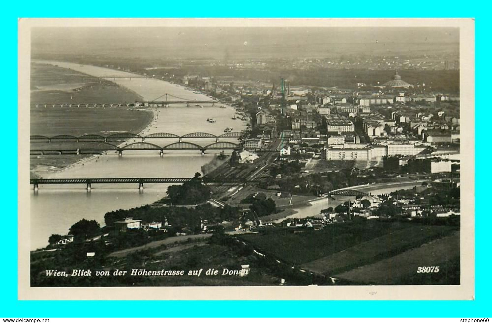 A830 / 343 WIEN Blick Von Der Hohenstrasse Auf Die Donau - Autres & Non Classés