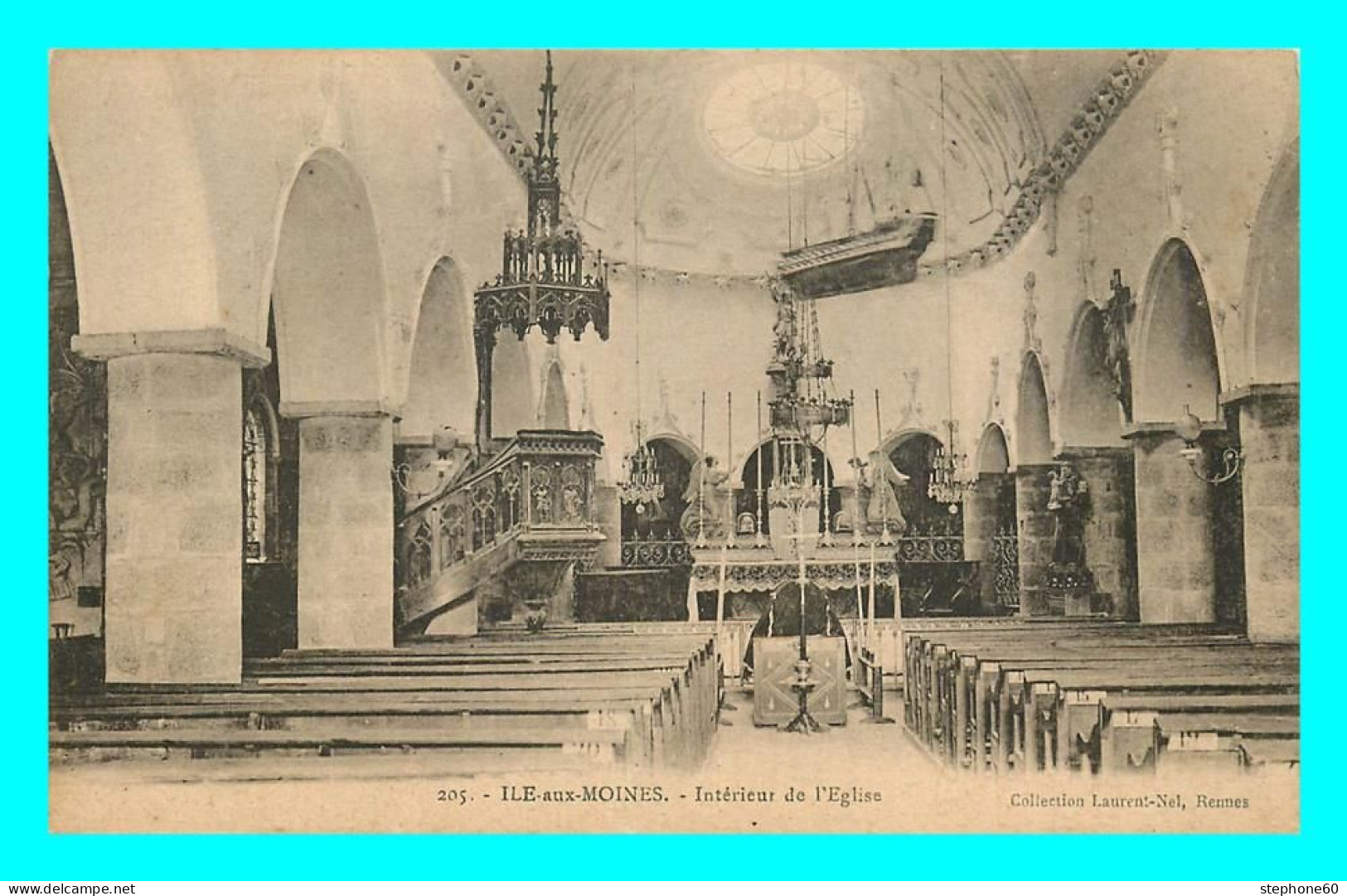 A830 / 271 56 - ILE AUX MOINES Intérieur De L'Eglise - Ile Aux Moines