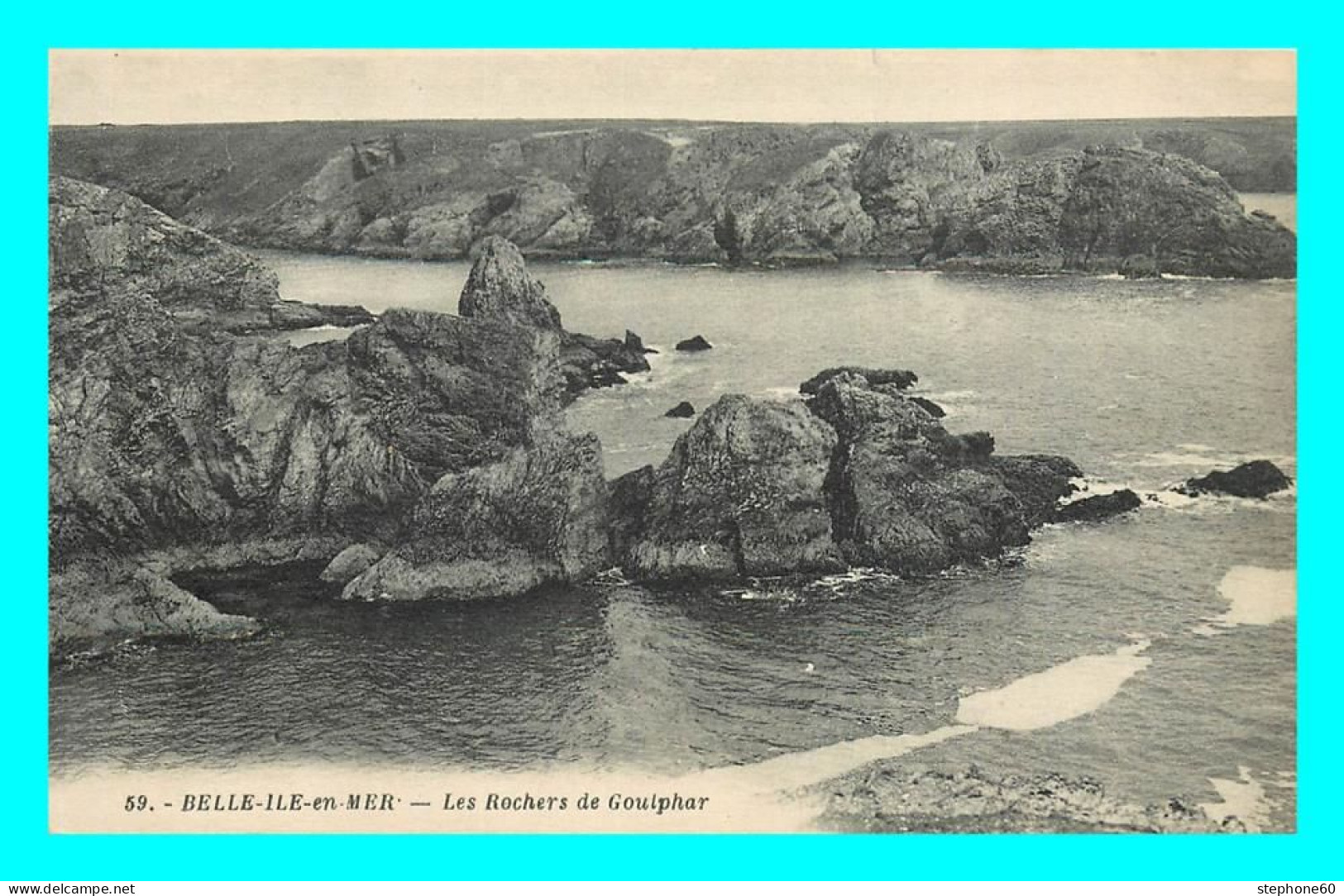 A830 / 523 56 - BELLE ILE EN MER Rochers De Goulphar - Belle Ile En Mer