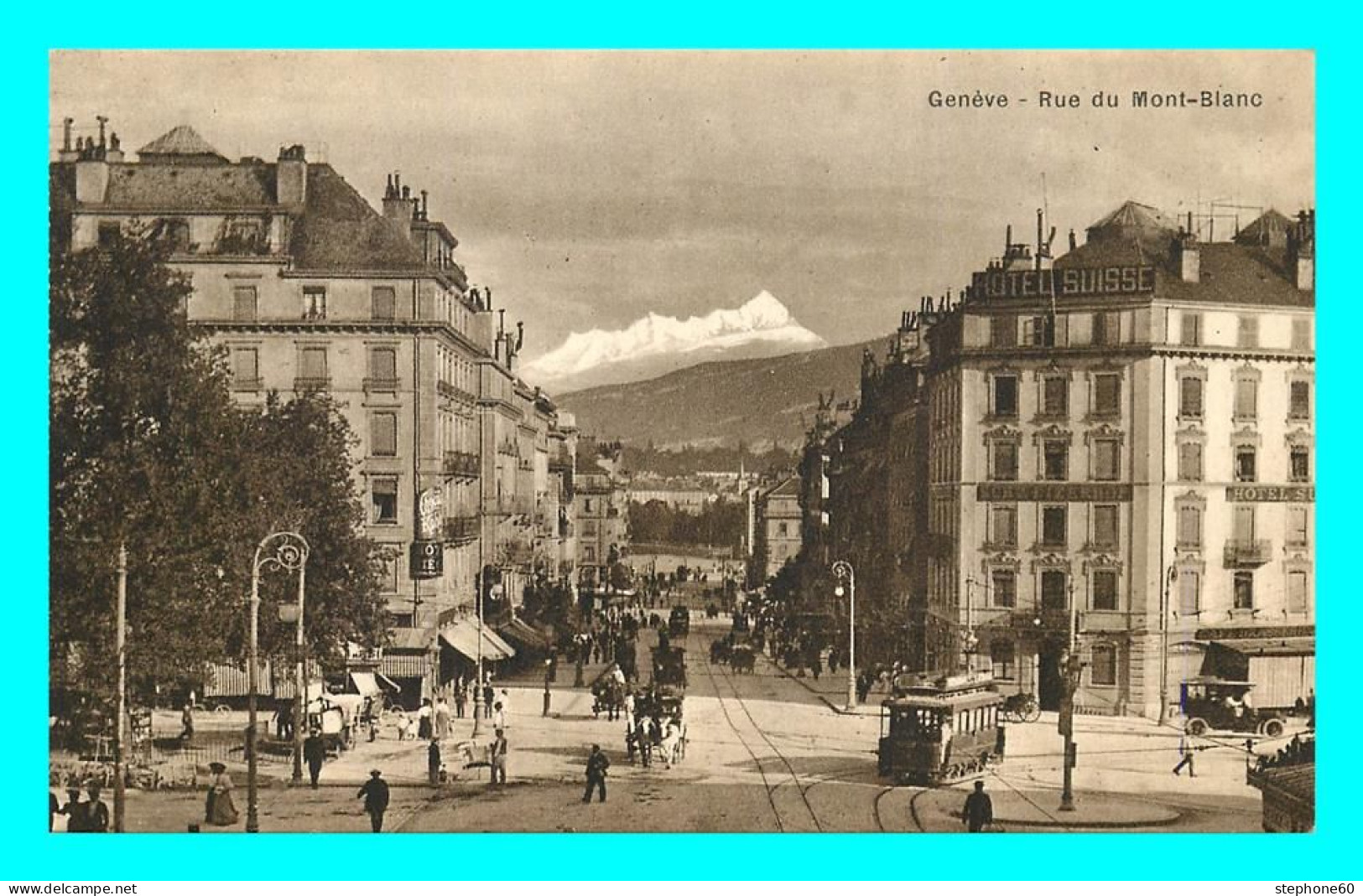 A831 / 137 Suisse GENEVE Rue Du Mont Blanc - Genève