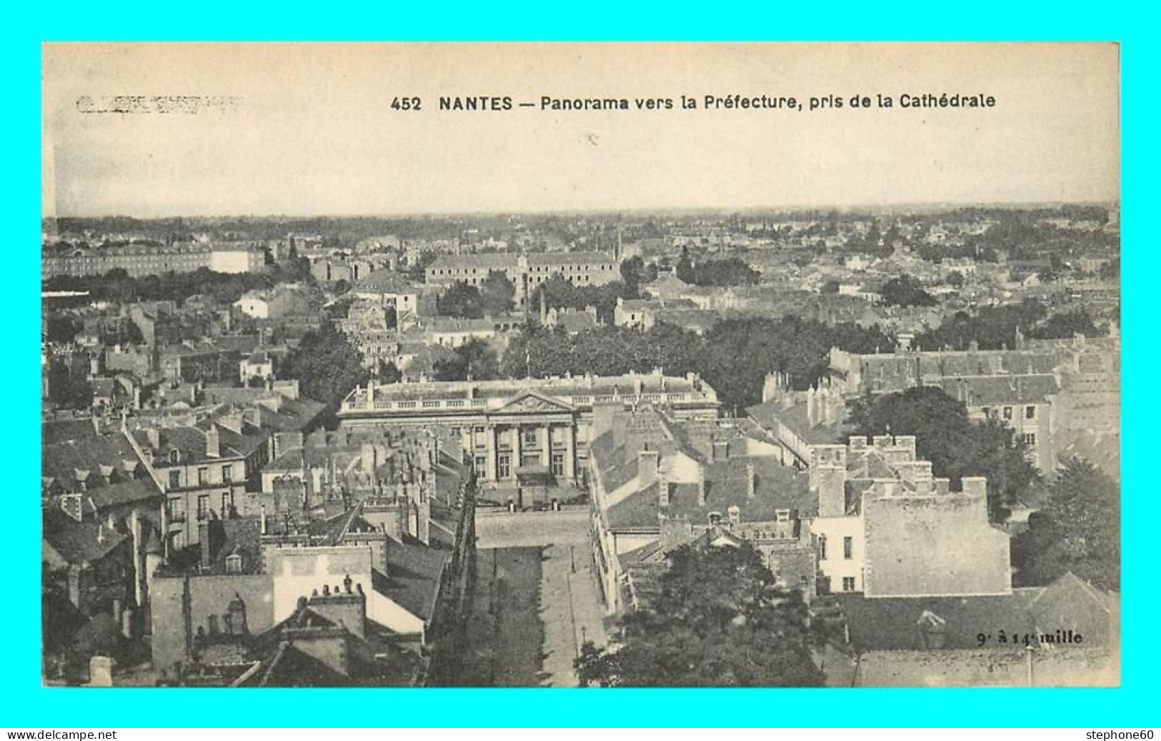 A831 / 135 44 - NANTES Panorama Vers La Préefcture Pris De La Cathédrale - Nantes