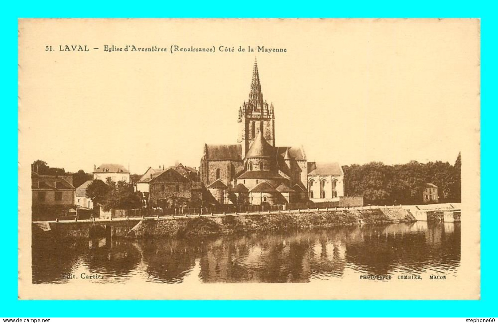 A831 / 189 38 - LAVAL Eglise D'Avesnieres Coté De La Mayenne - Laval