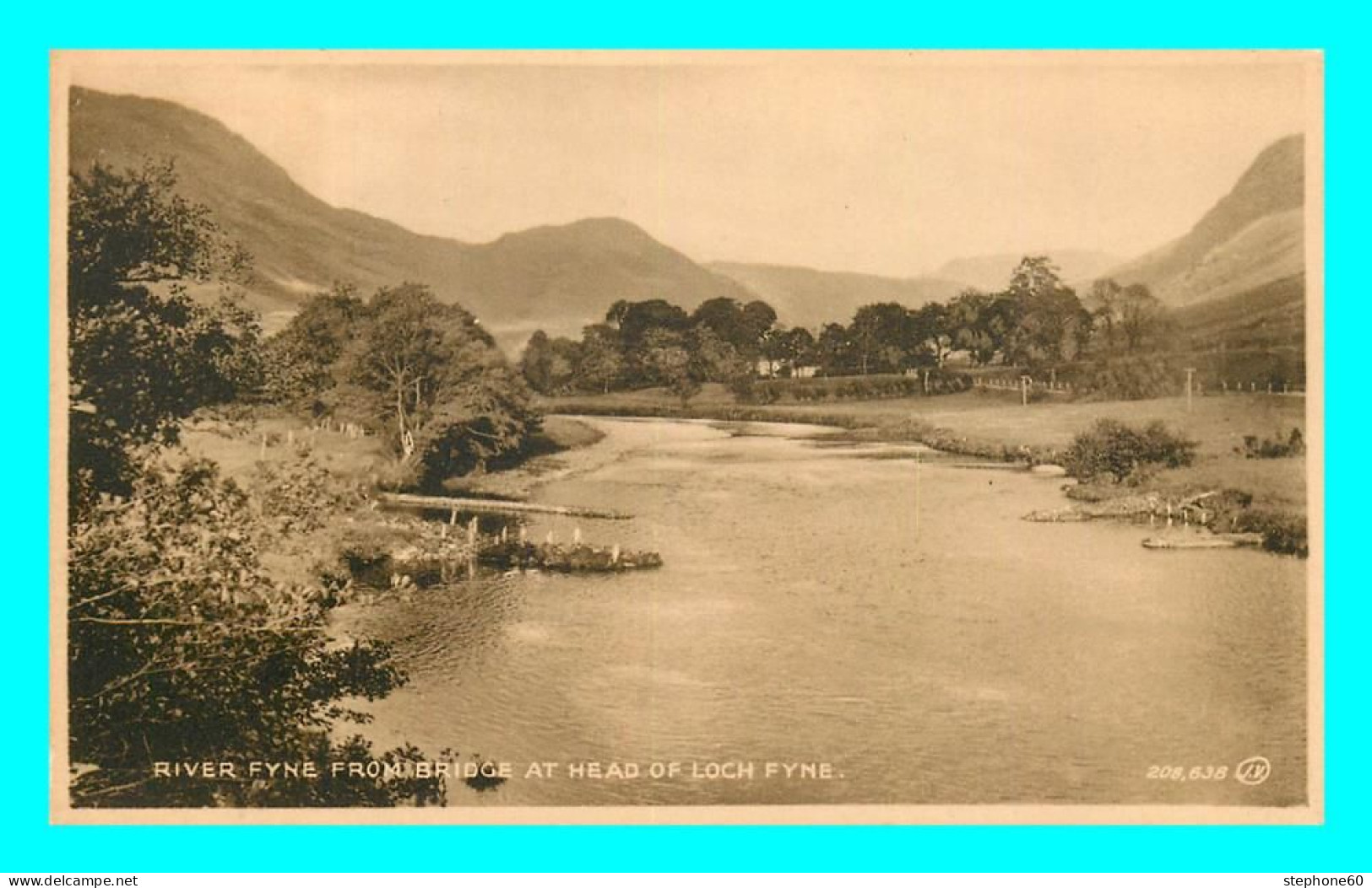 A831 / 235 ECOSSE River Fyne From Bridge At Head Of Loch Fyne - Other & Unclassified