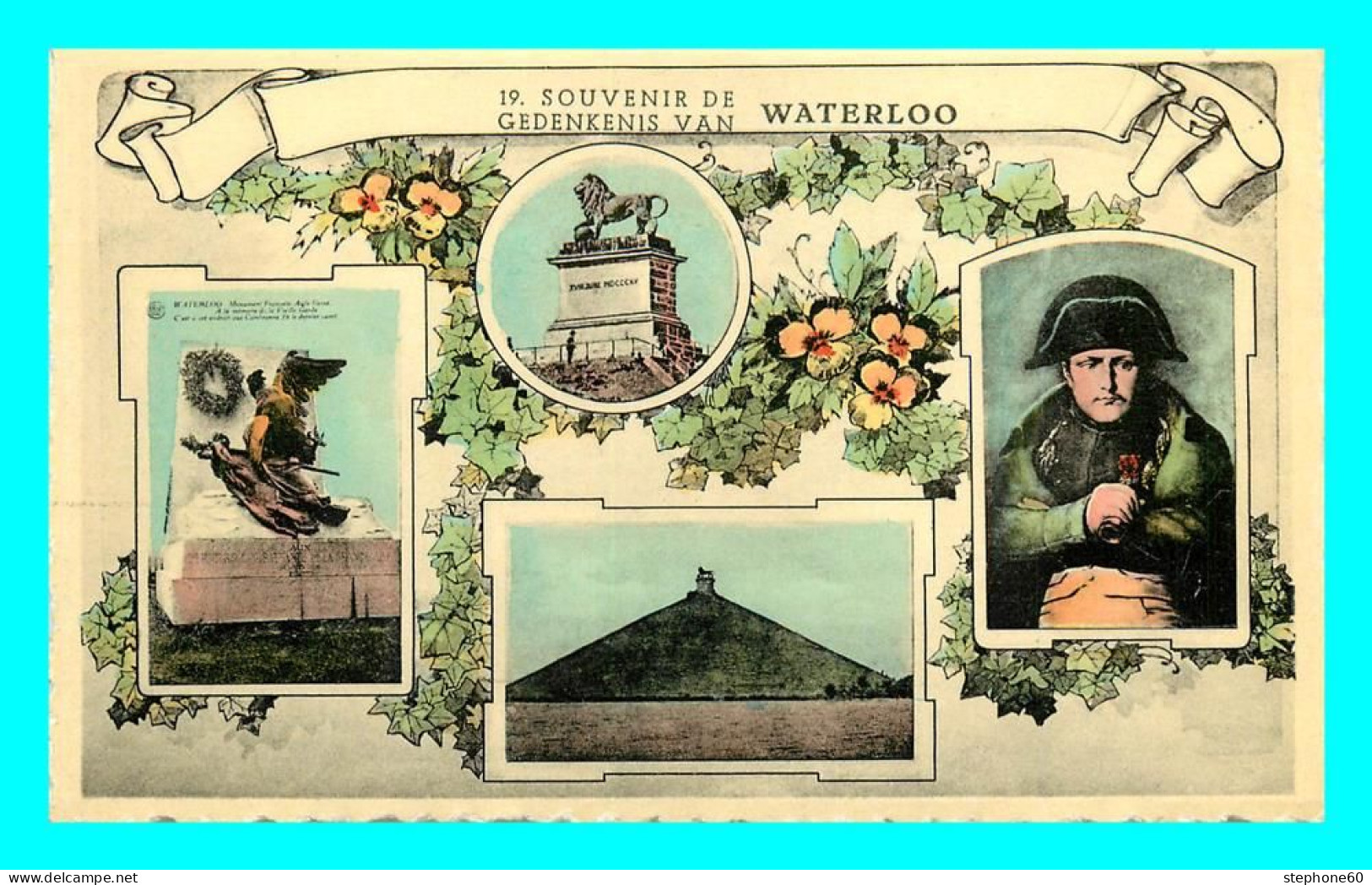 A831 / 233 WATERLOO Souvenir De Gedenkenis Multivues - Waterloo