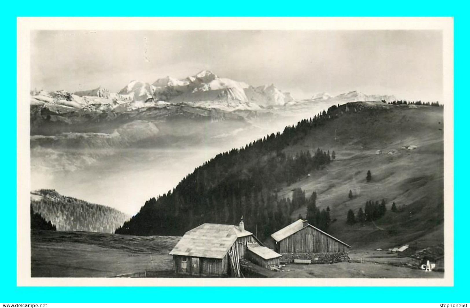 A831 / 293 74 - TANINGES Le Praz De Lys Panorama Sur La Chaine Du Mont Blanc - Taninges