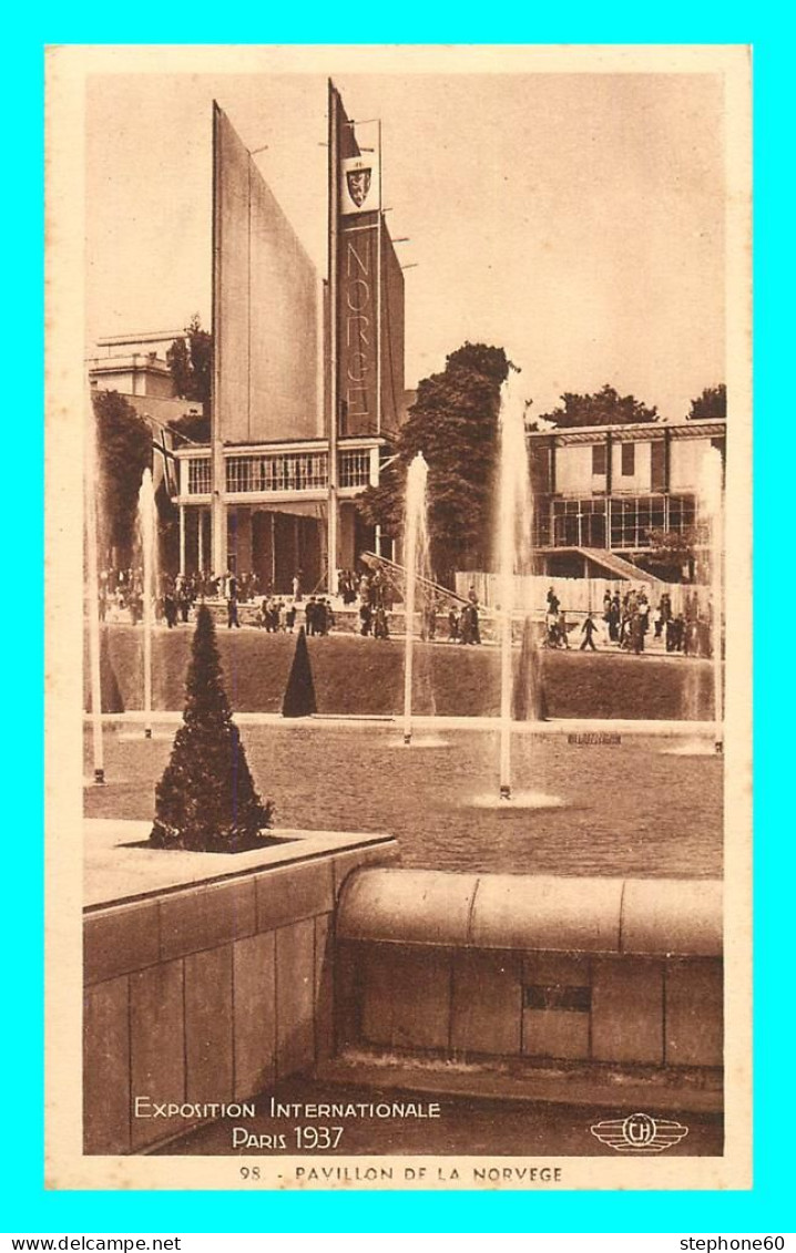 A831 / 415 PARIS Exposition Internationale 1937 Pavillon De La Norvege - Tentoonstellingen