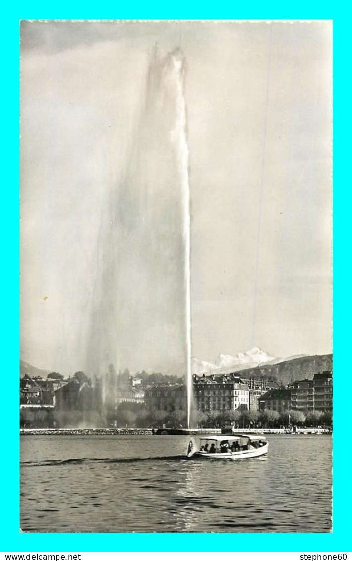 A827 / 657 Suisse GENEVE Le Jet D'Eau Et Le Mont Blanc - Genève