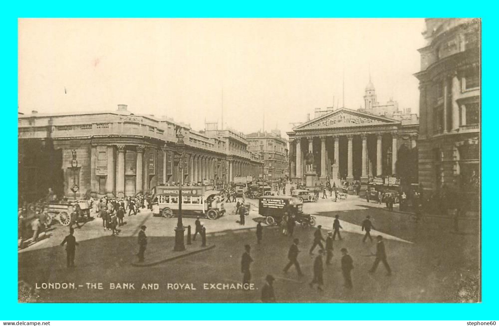 A832 / 625 LONDON The Bank And Royal Exchange - Otros & Sin Clasificación