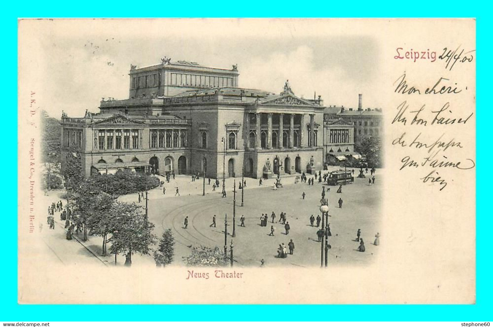 A832 / 127 LEIPZIG Neues Theater (voir Recto / Verso ) - Leipzig